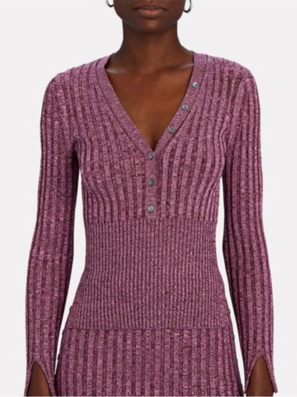 Jonathan Simkhai Autumn Compact Rib Henley Top